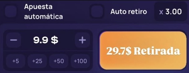 Botón Cash Out Lucky Jet